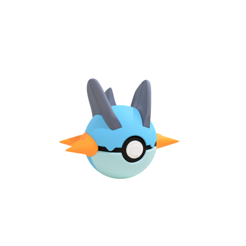Pokeball de Swampert Impresa en 3D