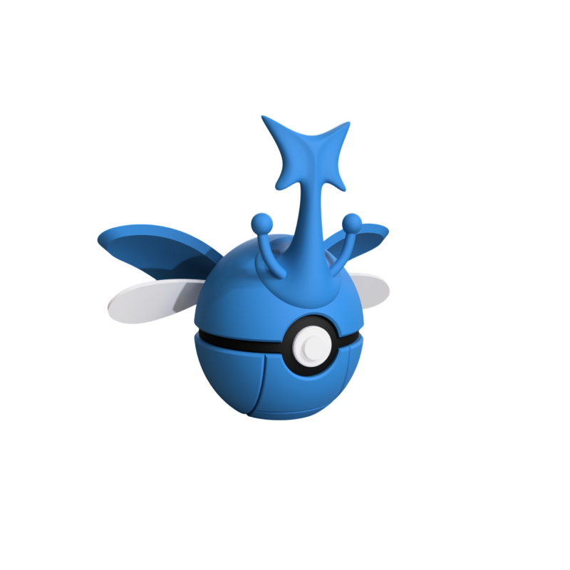 Pokéball de Heracross Impresa en 3D