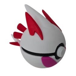 Pokéball de Lugia Shiny Impresa en 3D| Lugia Shiny Pokeball