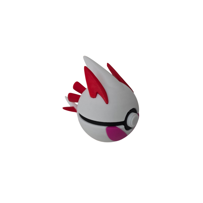 Pokéball de Lugia Shiny Impresa en 3D| Lugia Shiny Pokeball
