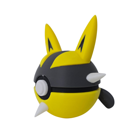 Pokéball de Lucario Shiny Impresa en 3D| Lucario Shiny Pokeball