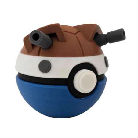 Pokéball de Blastoise Impresa en 3D| Blastoise Pokeball