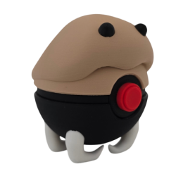 Pokéball de Kabuto Impresa en 3D| Kabuto Pokeball