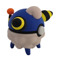 Pokéball de Mareep Impresa en 3D| Mareep Pokeball