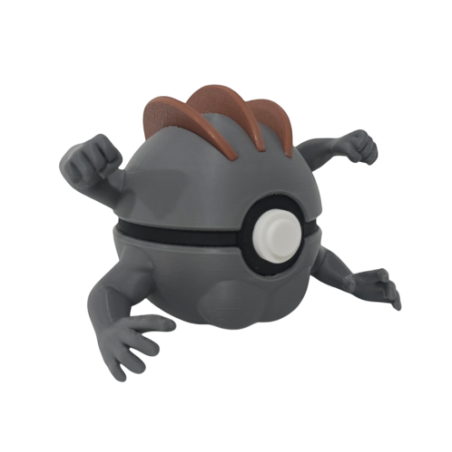 Pokéball de Machamp Impresa en 3D| Machamp Pokeball