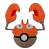 Pokéball de Krabby Impresa en 3D| Krabby Pokeball