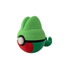 Pokéball de Treecko Impresa en 3D