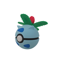 Pokéball de Ivysaur Impresa en 3D| Ivysaur Pokeball