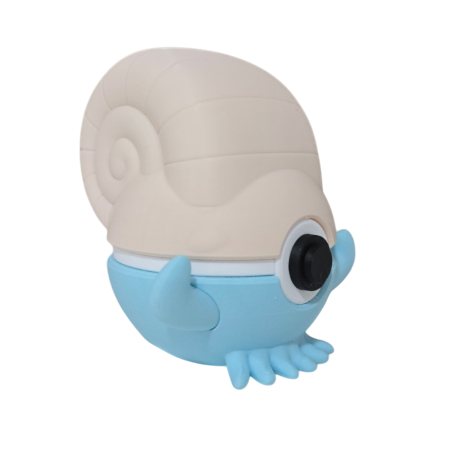 Pokéball de Omanyte Impresa en 3D| Omanyte Pokeball