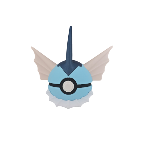 Pokéball de Vaporeon Impresa en 3D| Vaporeon Pokeball