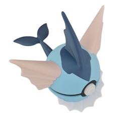 Pokéball de Vaporeon Impresa en 3D| Vaporeon Pokeball