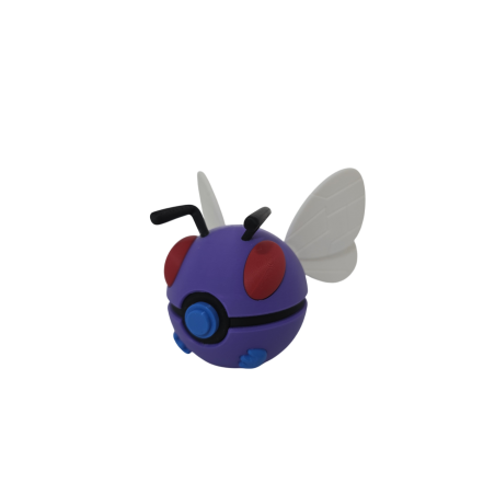 Pokéball de Butterfree Impresa en 3D| Butterfree Pokeball