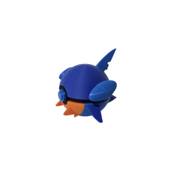 Pokéball de Gabite Impresa en 3D| Gabite Pokeball