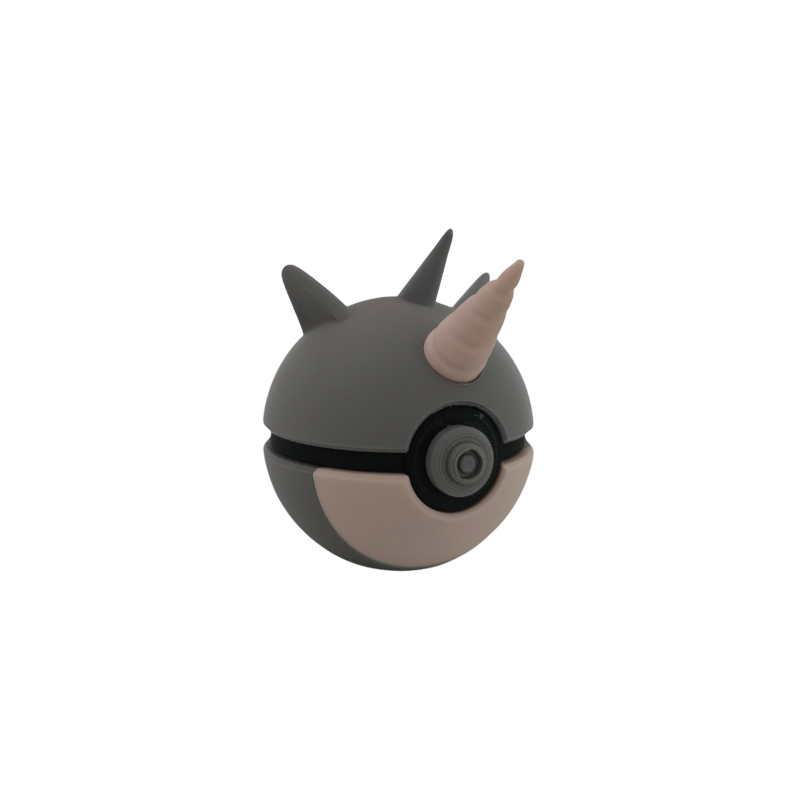 Pokéball de Rhydon Impresa en 3D| Rhydon Pokeball