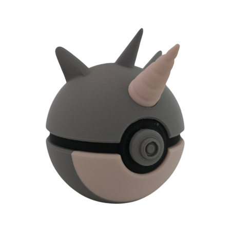 Pokéball de Rhydon Impresa en 3D| Rhydon Pokeball