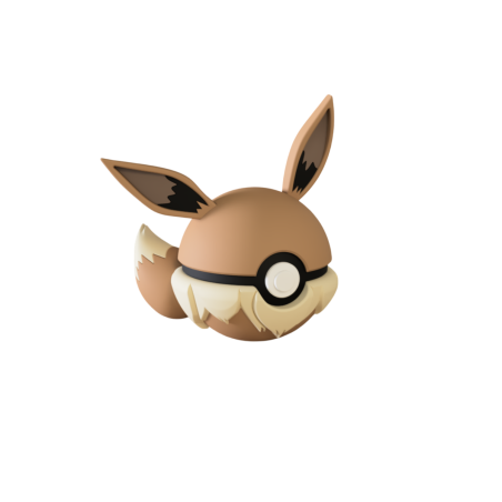 Pokeball de Eevee Impresa en 3D | Eevee Pokeball