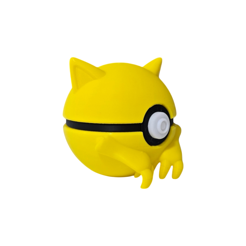 Pokéball de Abra  Impresa en 3D| Abra  Pokeball