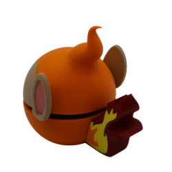 Pokéball de Chimchar Impresa en 3D| Chimchar Pokeball