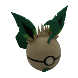 Pokéball de Leafeon Impresa en 3D| Leafeon Pokeball