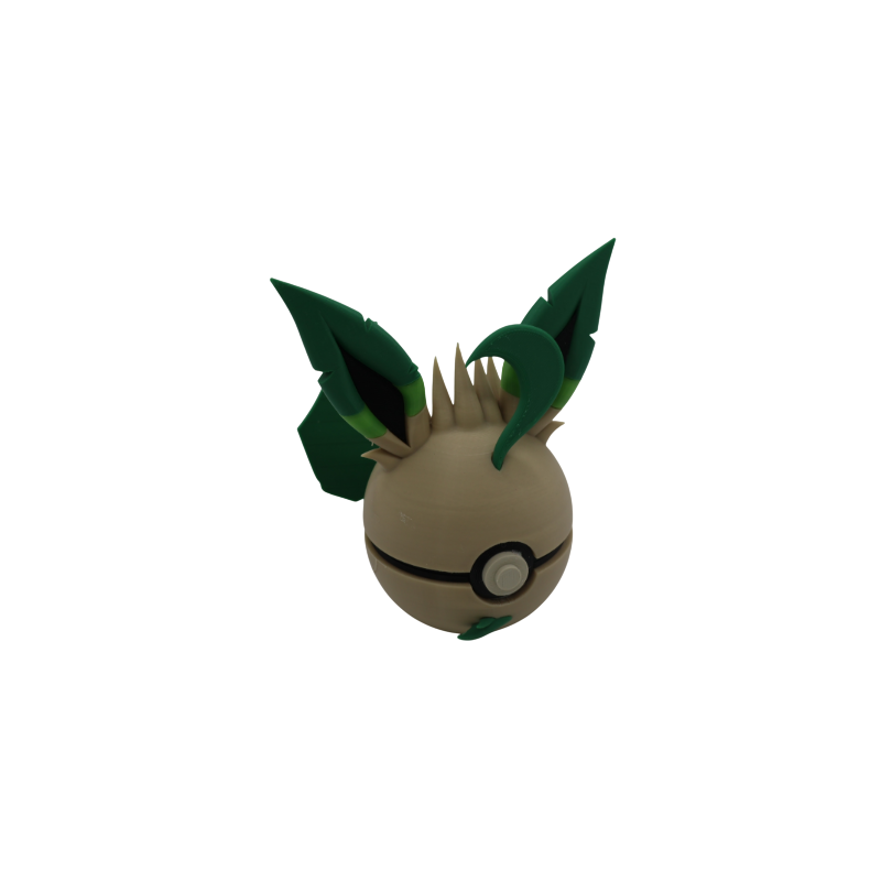 Pokéball de Leafeon Impresa en 3D| Leafeon Pokeball