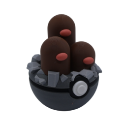 Pokéball de Dugtrio Impresa...
