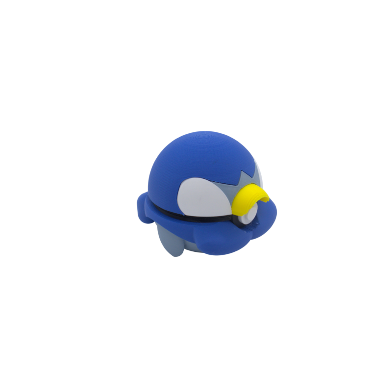 Pokéball de Piplup Impresa en 3D| Piplup Pokeball