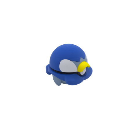 Pokéball de Piplup Impresa en 3D| Piplup Pokeball