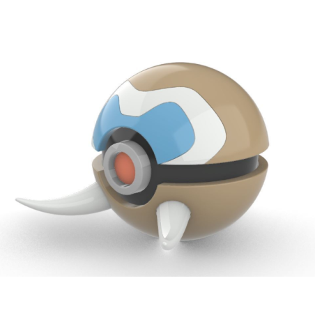 Pokéball de Mamoswine Impresa en 3D | Mamoswine Pokeball