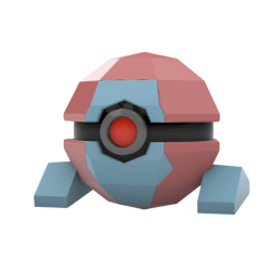Pokéball de Porygon Impresa...