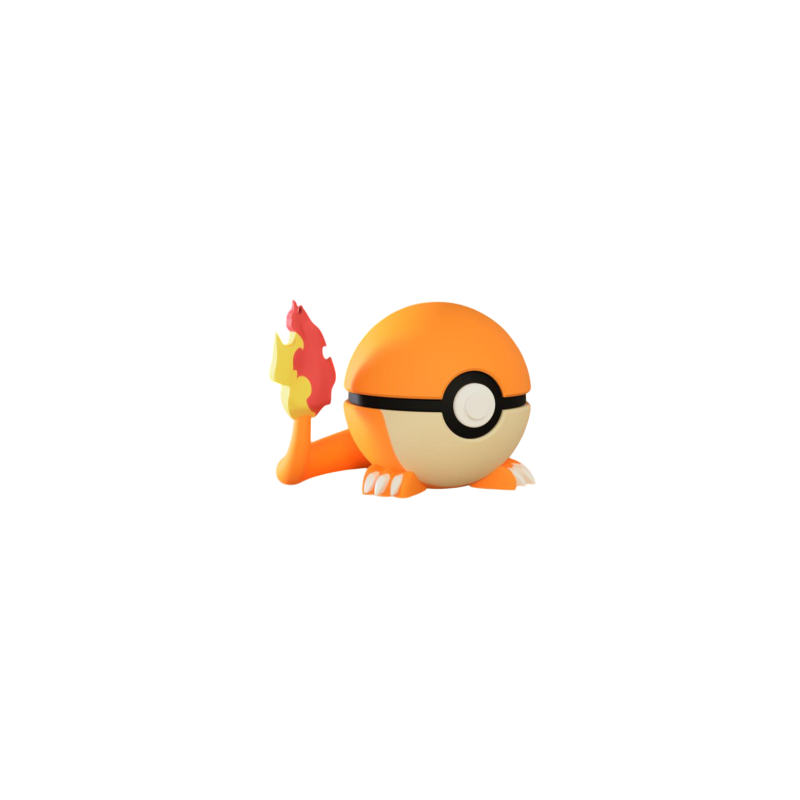 Pokeball de Charmander Impresa en 3D | Charmander Pokeball