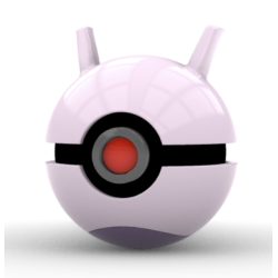 Pokéball de Mewtwo Impresa en 3D | Mewtwo Pokeball