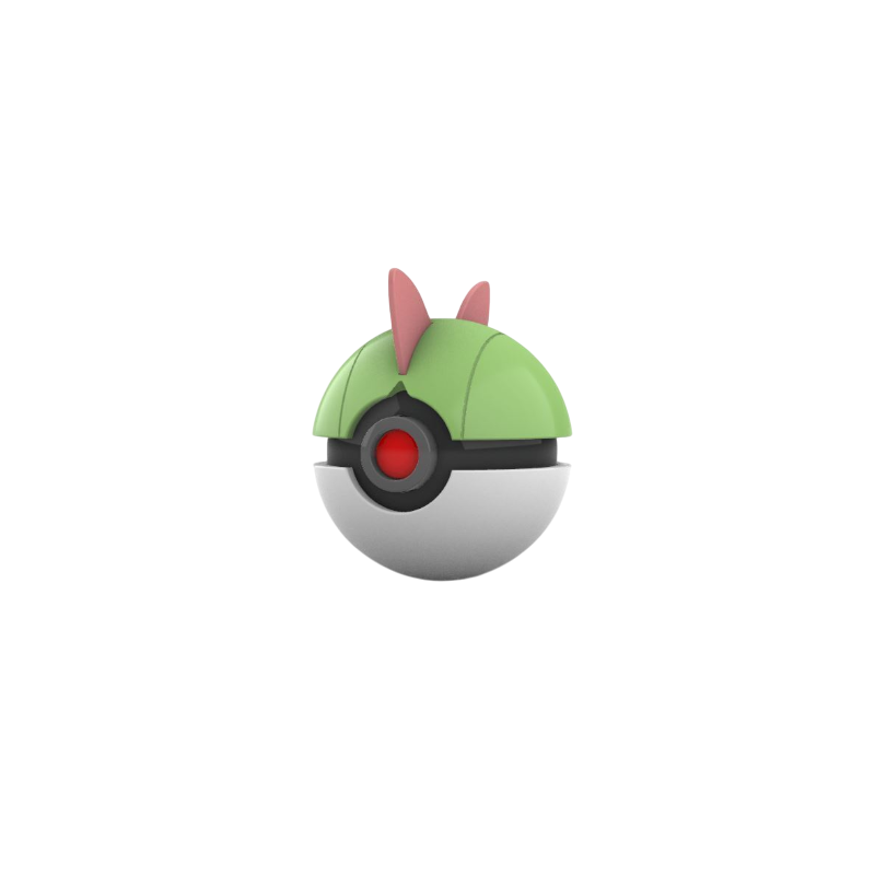 Pokéball de Ralts Impresa en 3D