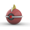 Pokéball de Bisharp Impresa en 3D | Bisharp Pokeball
