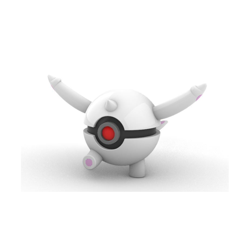 Pokéball de Cetoddle Impresa en 3D