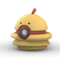 Pokéball de Scraggy Impresa...