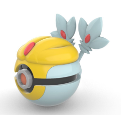 Pokéball de Uxie Impresa en 3D