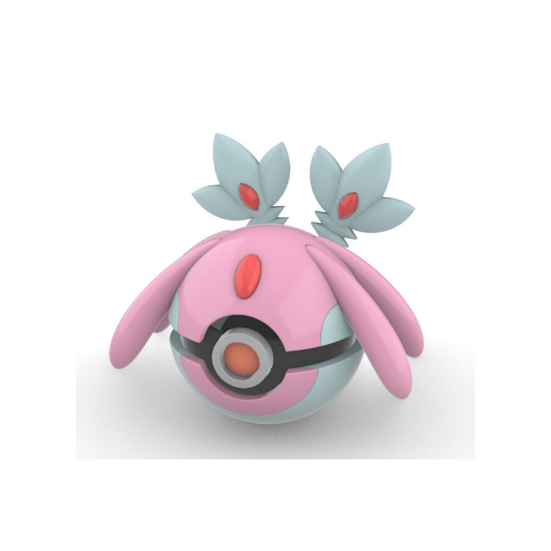 Pokéball de Mesprit Impresa en 3D| Mesprit Pokeball