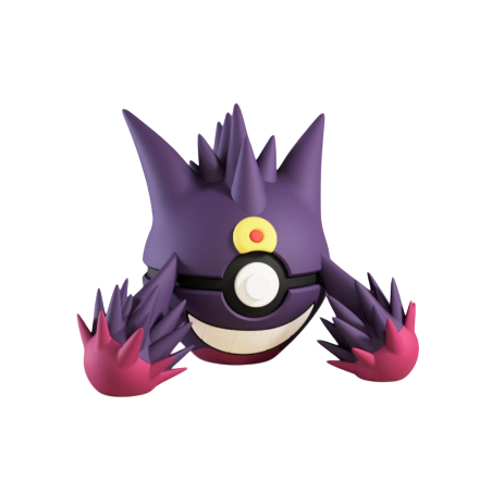 Pokéball de Mega Gengar Impresa en 3D| Mega Gengar Pokeball