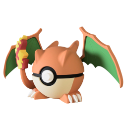 Pokéball de Charizard Impresa en 3D| Charizard Pokeball