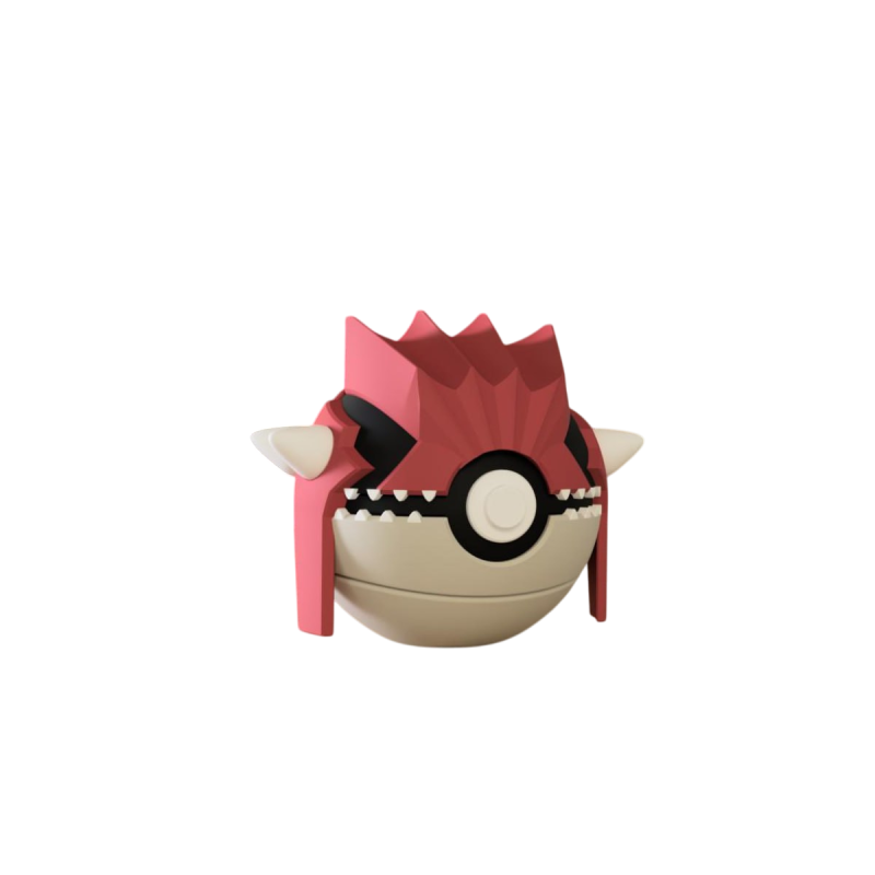 Pokéball de Groudon Impresa en 3D| Groudon Pokeball