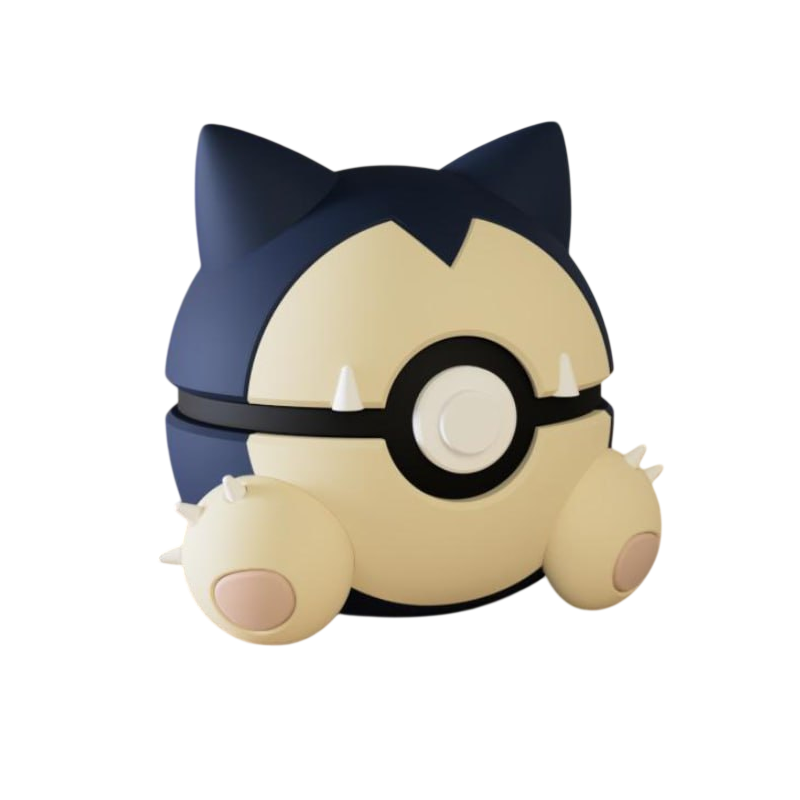 Pokeball de Snorlax Impresa en 3D