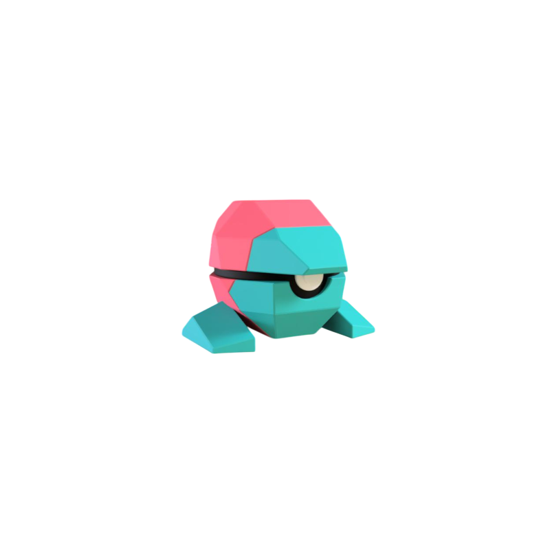 Pokéball de Porygon Impresa en 3D