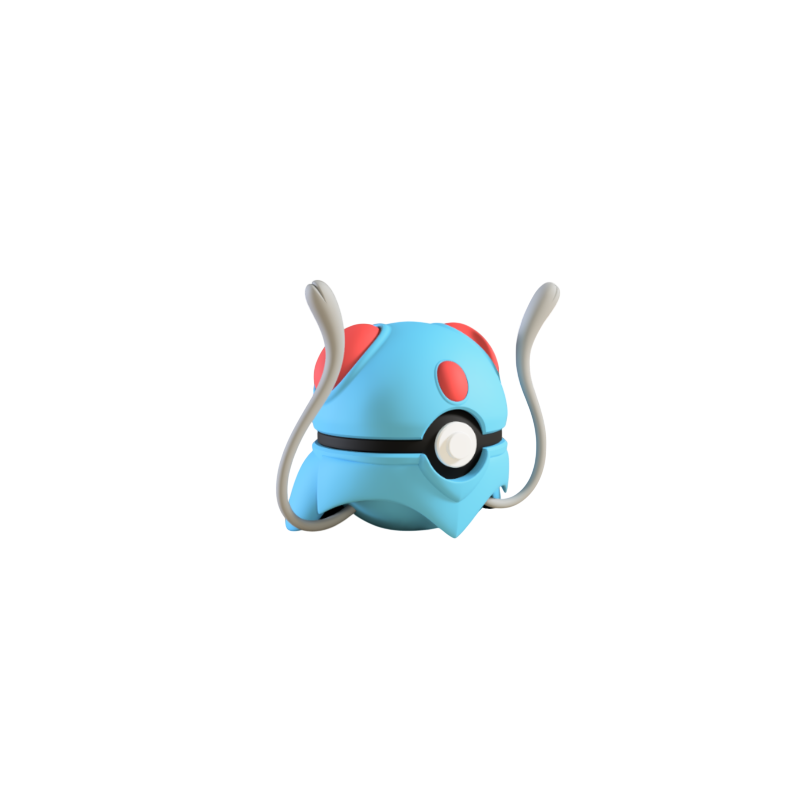 Pokéball de Horsea Impresa en 3D