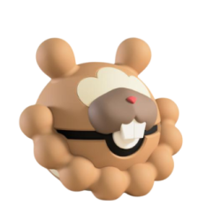Pokéball de Bidoof Impresa...