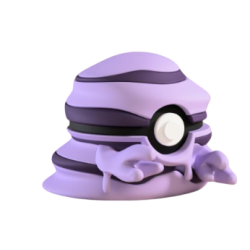 Pokéball de Grimer Impresa...