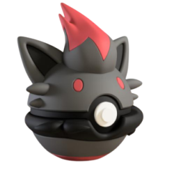 Pokéball de Zorua Impresa...