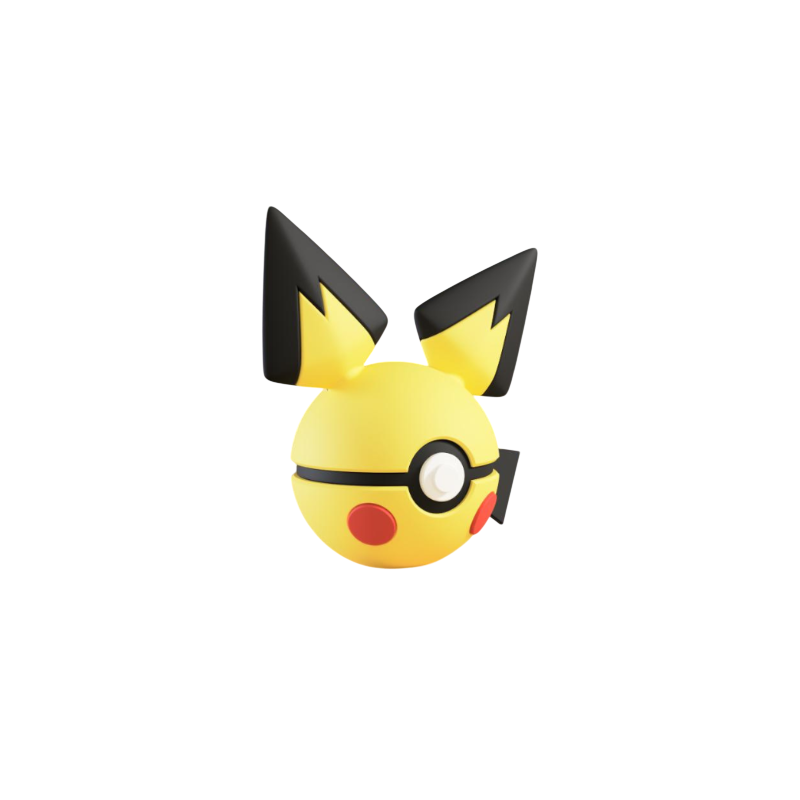 Pokéball de Pichu Impresa en 3D