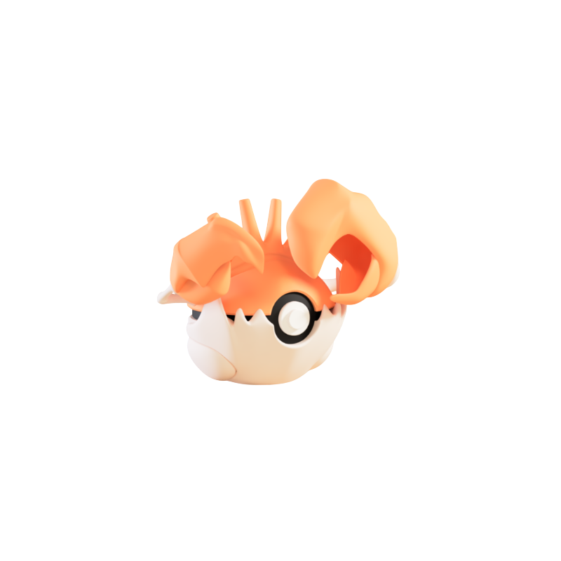 Pokéball de Kingler Impresa en 3D