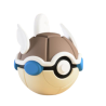 Pokéball de Wartortle Impresa en 3D