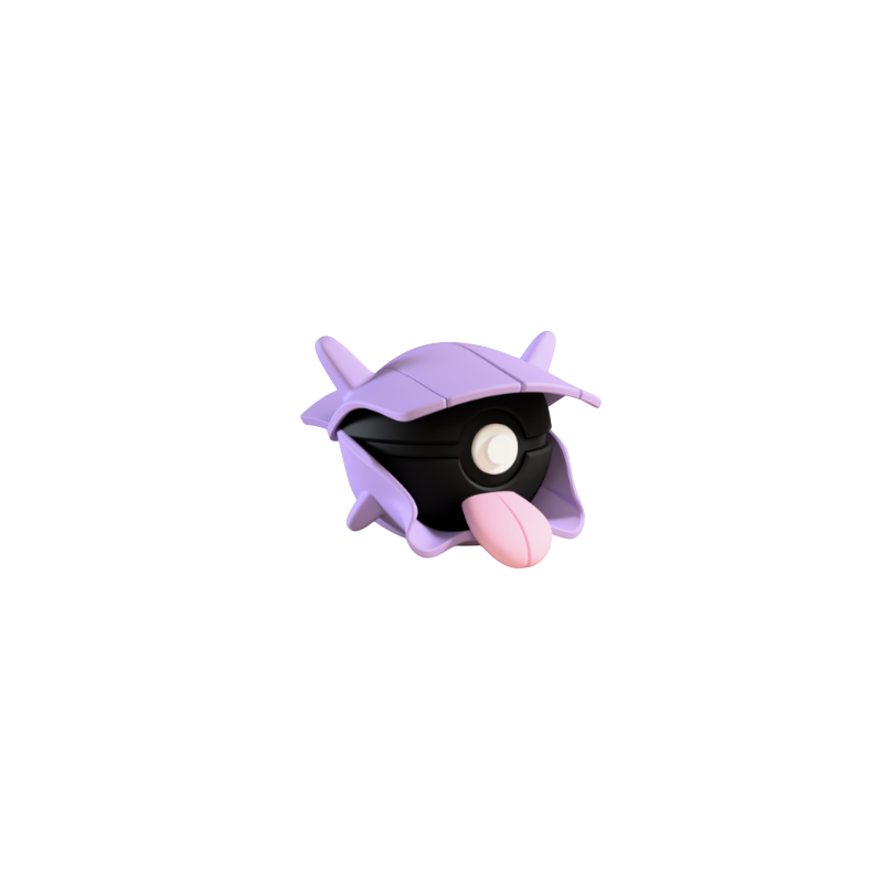 Pokéball de Shellder Impresa en 3D